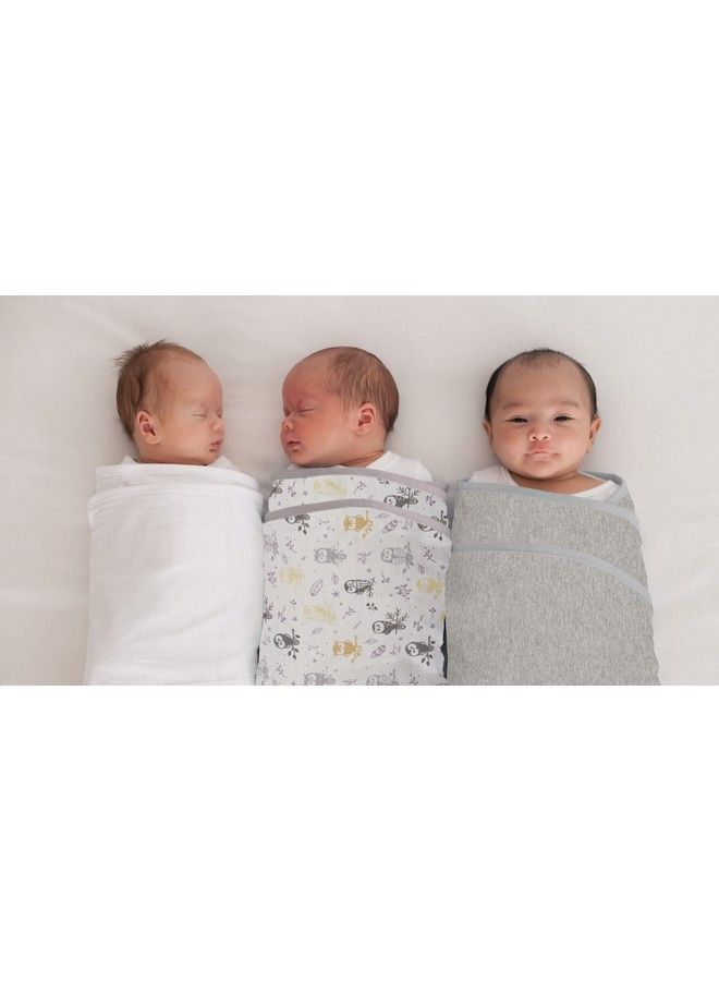Baby Sleep Wearable Swaddle Wrap For Newborn Infant Boy Or Girl 0 3 Months Forest Owls