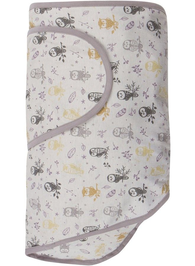 Baby Sleep Wearable Swaddle Wrap For Newborn Infant Boy Or Girl 0 3 Months Forest Owls