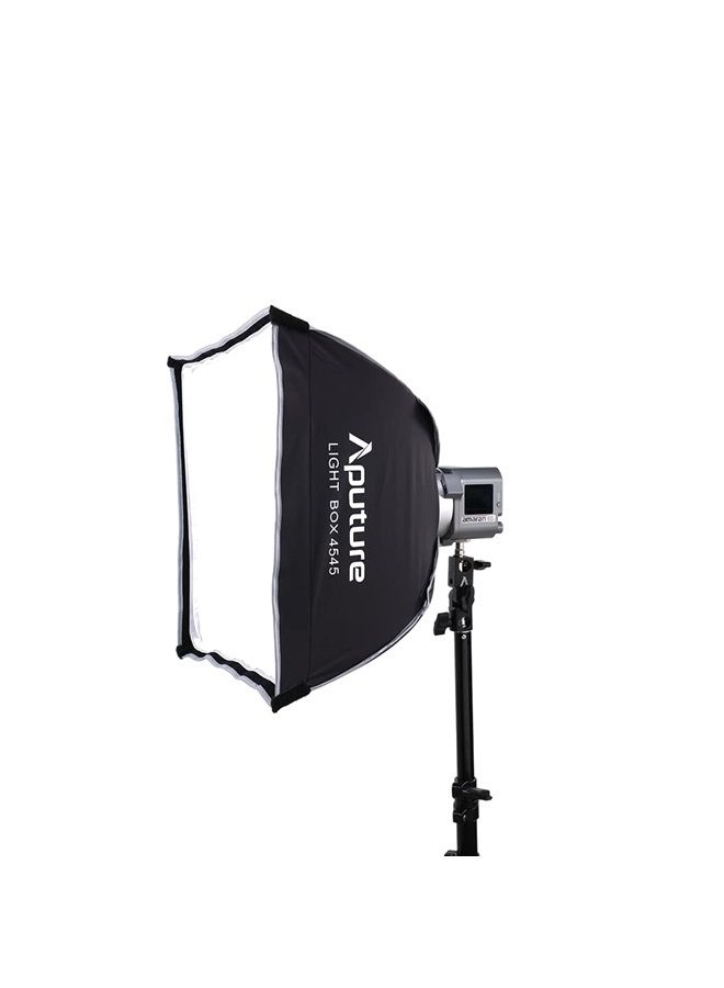 Light Box 4545 Bowens Mount Square Softbox with Honeycomb Grid for Amaran 60X S 60D S Amaran 200X S 100X S Series