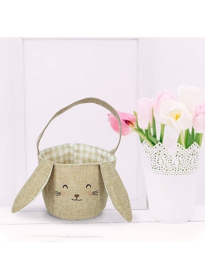 Premium Bunny Round Storage Basket With Handles For Organizing Can Be Used As Laundry Basket Toy Organizers Blanket Basket Nursery Décor Kids Room Décor & Much More 13 Inches