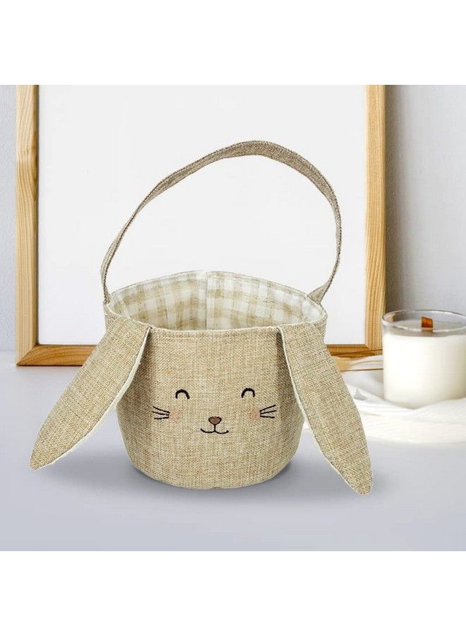 Premium Bunny Round Storage Basket With Handles For Organizing Can Be Used As Laundry Basket Toy Organizers Blanket Basket Nursery Décor Kids Room Décor & Much More 13 Inches