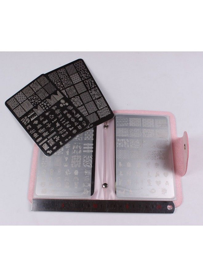 4Pcs Xl Nail Art Stamp Plates With Stamping Image Plates Collection Manicure Tools Plate Organizers