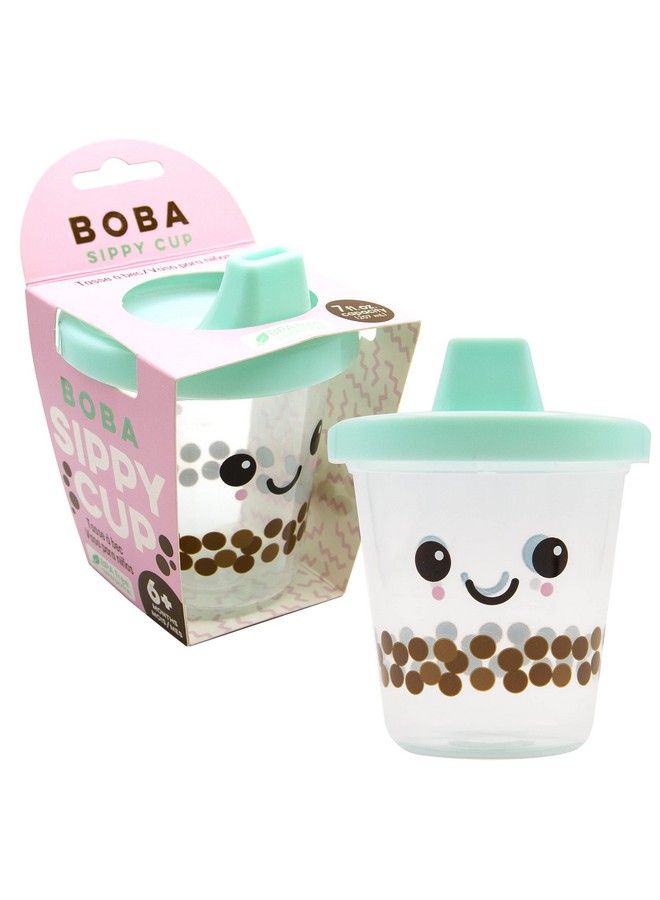 Boba Baby Sippy Cup Adorably Cute Learner Sippy Cup For Babies Toddlers & Kids 6+ Months Old Holds 7 Ounces Bpa Free Food Safe Spill Proof Easy To Clean