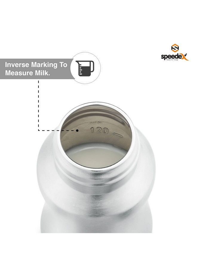 Stainless Steel Infant Baby Feeding Bottle Milk Bottle For New Born Baby Medium Flow Nipple(140 Ml 1 Extra Nipple Free)