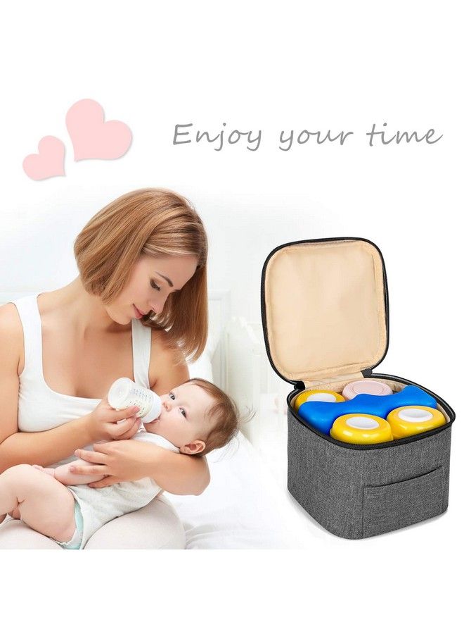 Reusable Ice Packs For Breastmilk Storage (Pack Of 2) Breastmilk Bottle Ice Packs For Breastfeeding Working Mom (Fit For 4 5 Ounce) Blue