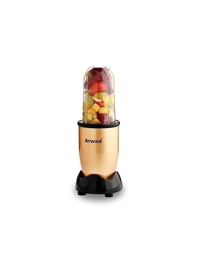Tri-Nu Bullet 400Watts Gold blend Mixer, Grinder & Blender Powerful (Made In UAE)