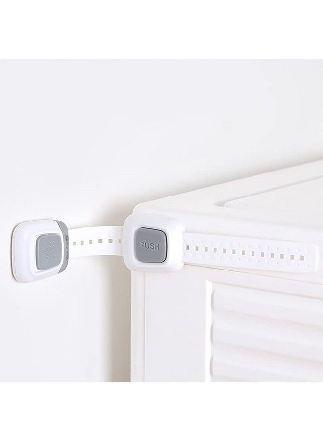 Upgraded No Drill Furniture Wall Anchors For Baby Proofing Child Safety Cabinet Strap Locks 8 Pack