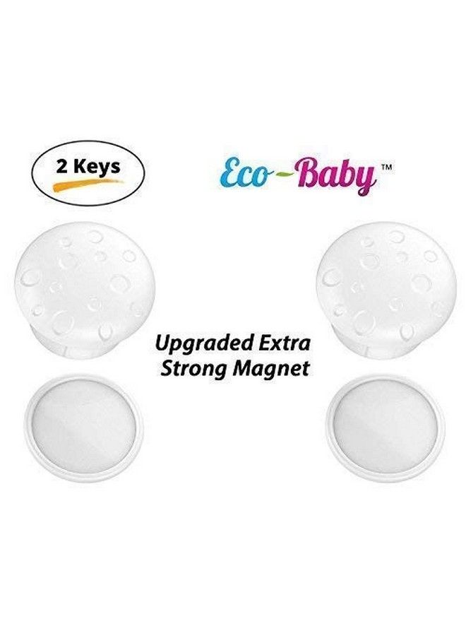 Universal Replacement Keys For Magnetic Cabinet Locks Child Safety For Drawers And Cabinets Child Proof Cabinet Locks (2 Keys Only)