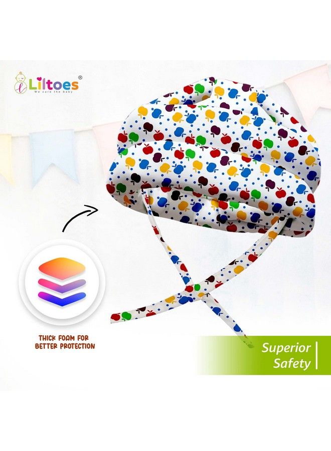 Baby Head Protector For Safety Of Kids 6M To 3 Yearsbaby Safety Helmet With Proper Air Ventilation & Corner Guard Protection (Apple)