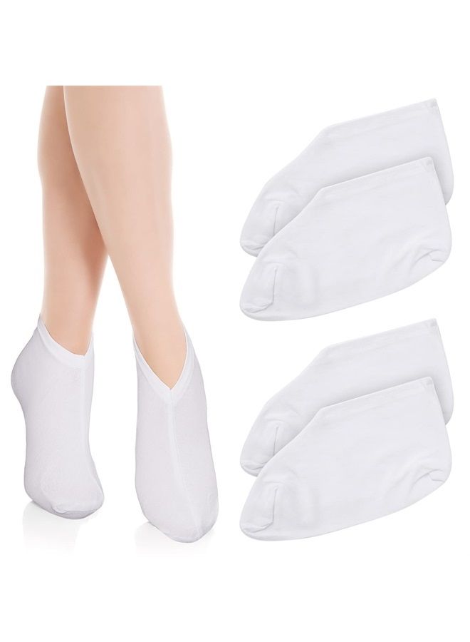 2 Pairs Moisturizing Socks Overnight, Cosmetic Moisturizing Socks for Women and Men, Lotion Moisturizing Socks Spa Overnight Absorbing for Dry Cracked Feet (2 Pairs)