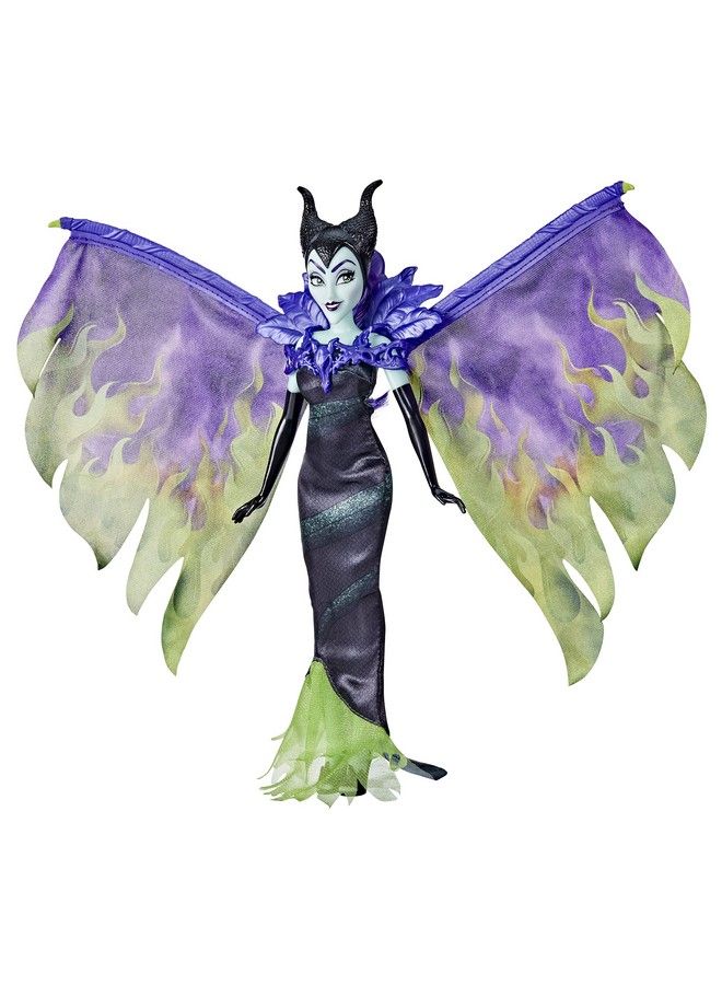 Disney Villains Maleficent'S Flames Of Fury Fashion Doll Accessories And Removable Clothes Toy For Kids 5 Years And Up