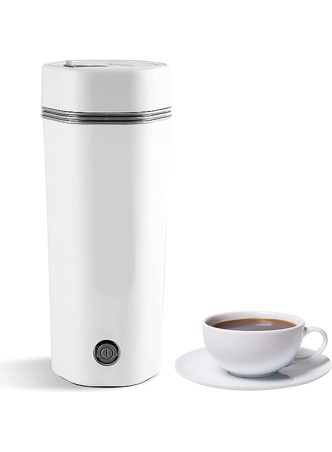 Electric Kettle for Travel, Travel Kettle Electric Small Stainless Steel, Portable Fast Water Boiler Automatic Shut-Off 350ML Mini Cup packaging may vary