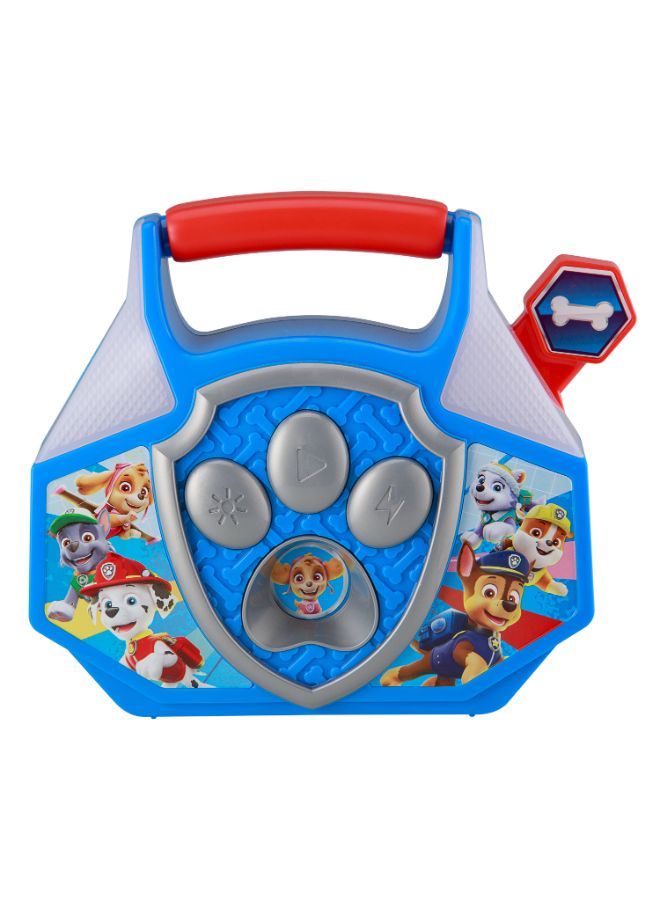 KIDdesigns Sing Along Mini Boombox with Real Working Microphone - Paw Patrol