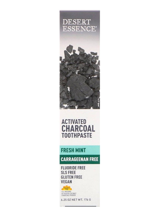 Fresh Mint Activated Charcoal Toothpaste