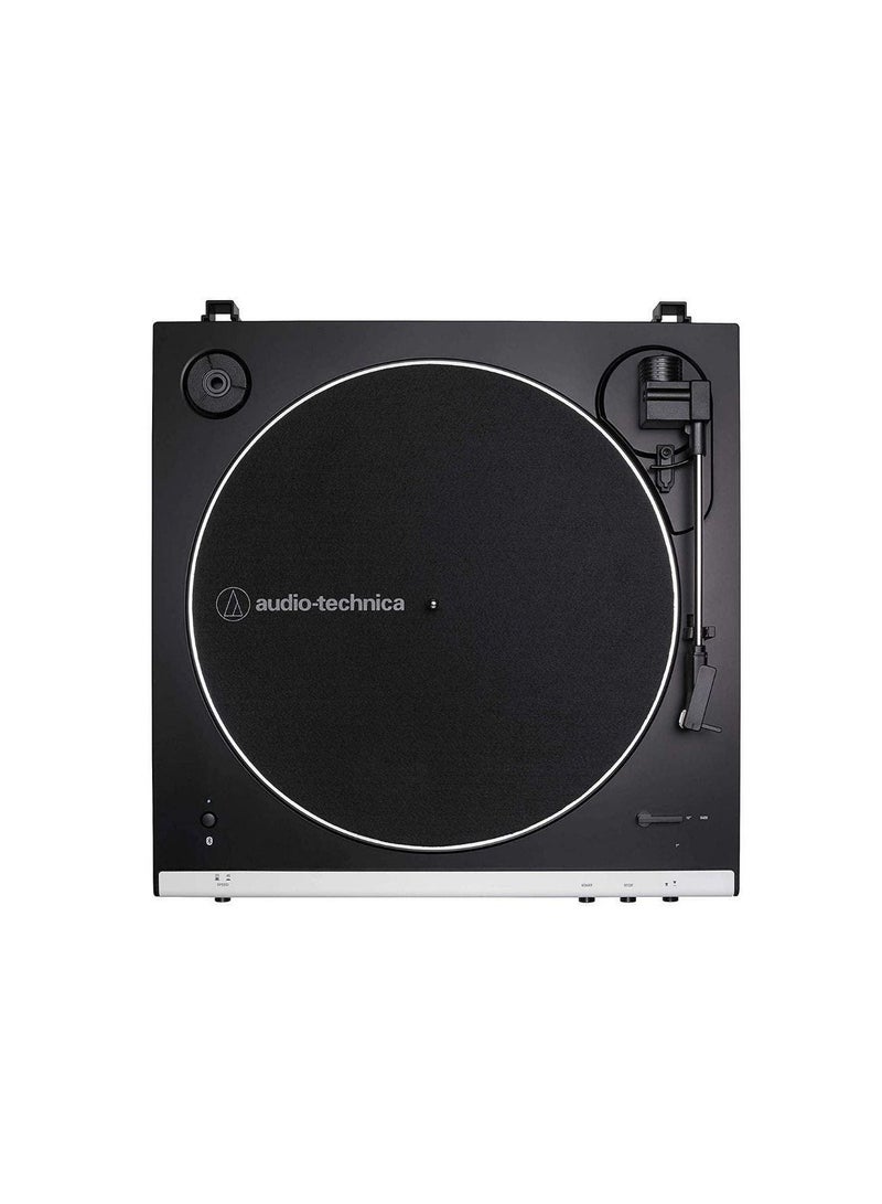 Audio-Technica Consumer AT-LP60XBT Stereo Turntable with Bluetooth (White & Black)