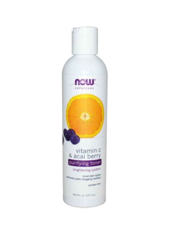 Vitamin C And Acai Berry Purifying Toner Clear 237ml