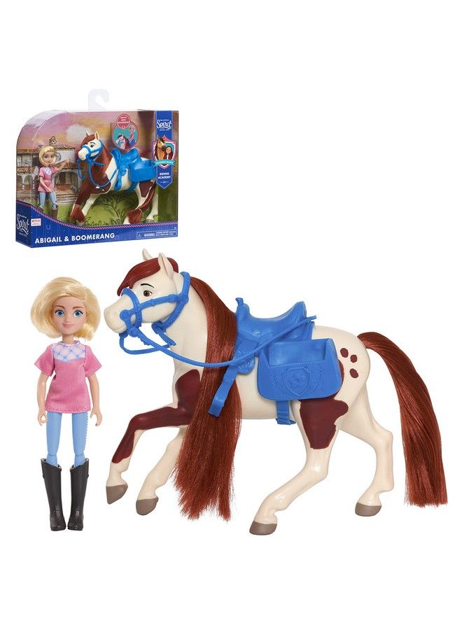 Dreamworks Spirit Riding Free Collector Doll & Horse Abigail & Boomerange By Just Play