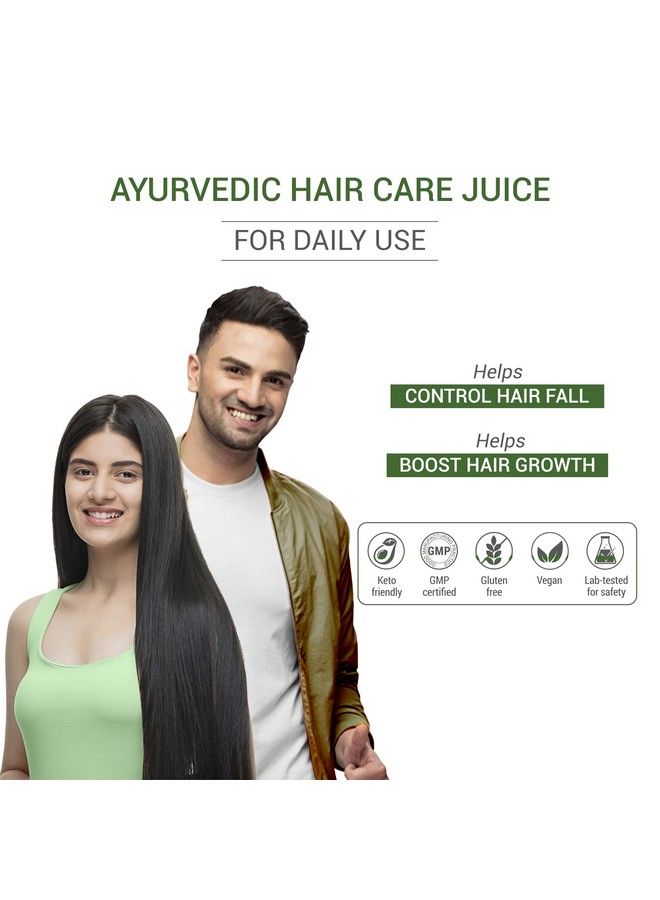 Ayurvedic Hair Care Juice For Hair Fall Control & Hair Growth With Bhringraj Aloe Vera Amla & Daru Haridra 2L