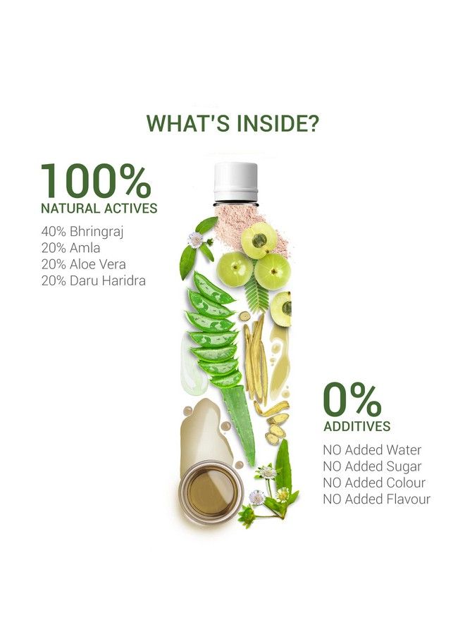 Ayurvedic Hair Care Juice For Hair Fall Control & Hair Growth With Bhringraj Aloe Vera Amla & Daru Haridra 2L