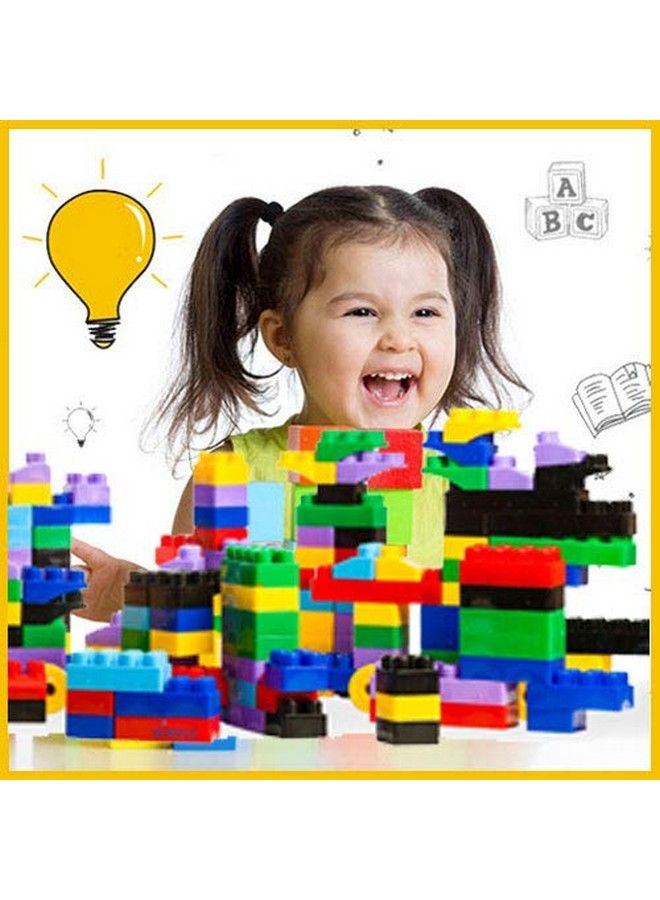 Large Blocks For Toddlers/Kids Stackable Multi Colored Interlocking Toys Safe Non Toxic Plastic Bright Colors Waterproof Boys And Girls Age 3 + (300 Pieces)