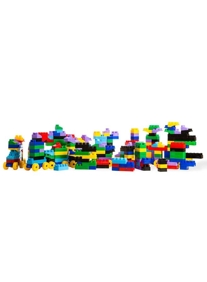 Large Blocks For Toddlers/Kids Stackable Multi Colored Interlocking Toys Safe Non Toxic Plastic Bright Colors Waterproof Boys And Girls Age 3 + (300 Pieces)