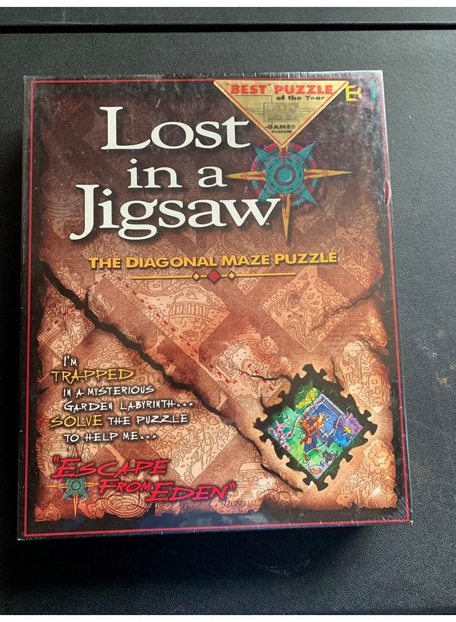 Lost In A Jigsaw: The Diagonal Maze Puzzle