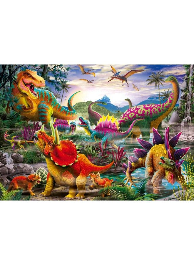 5160 T Rex Terror 35 Piece Puzzles For Kids Every Piece Is Unique Pieces Fit Together Perfectly Orange