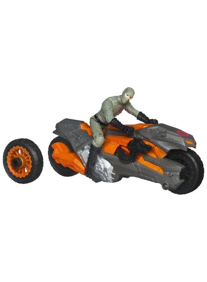 G.I. Joe Retaliation Cobra Wheel Blaster Bike Vehicle With Firefly Figure