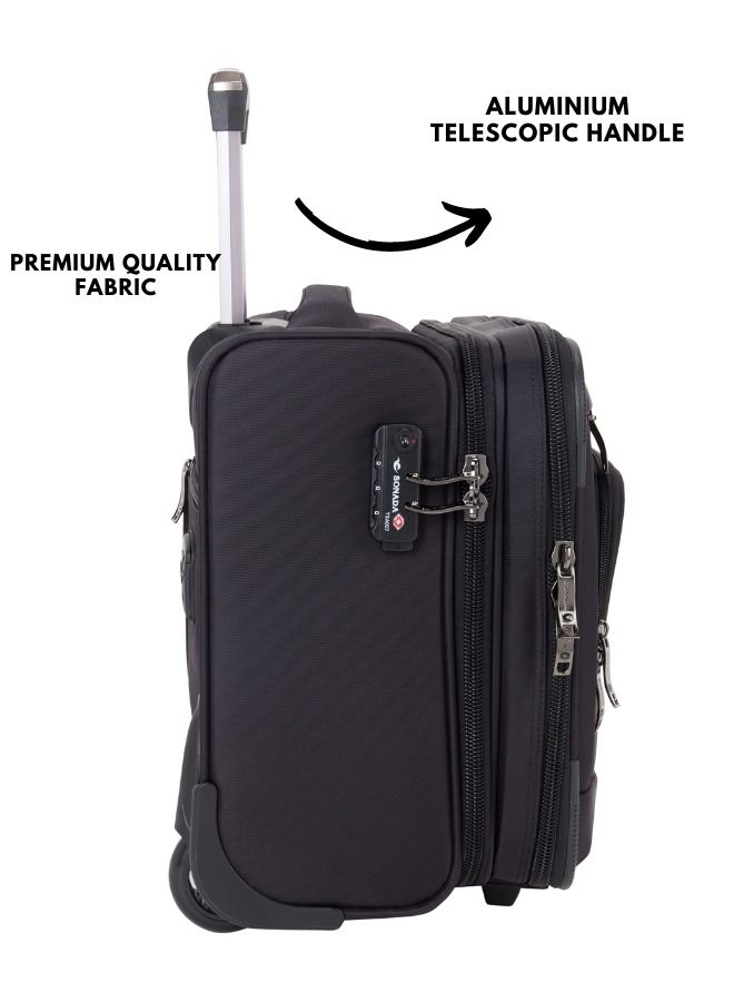 Rolling Laptop Case, Pilot Business Bag for Travel And Office, TSA Approved Lock