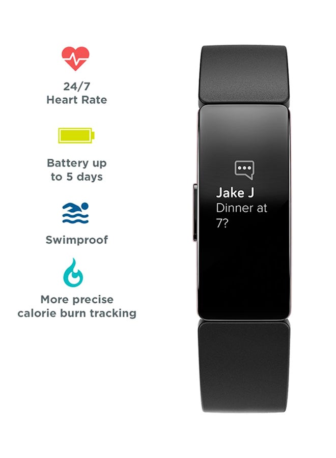 Inspire HR Swimproof Fitness Tracker Black