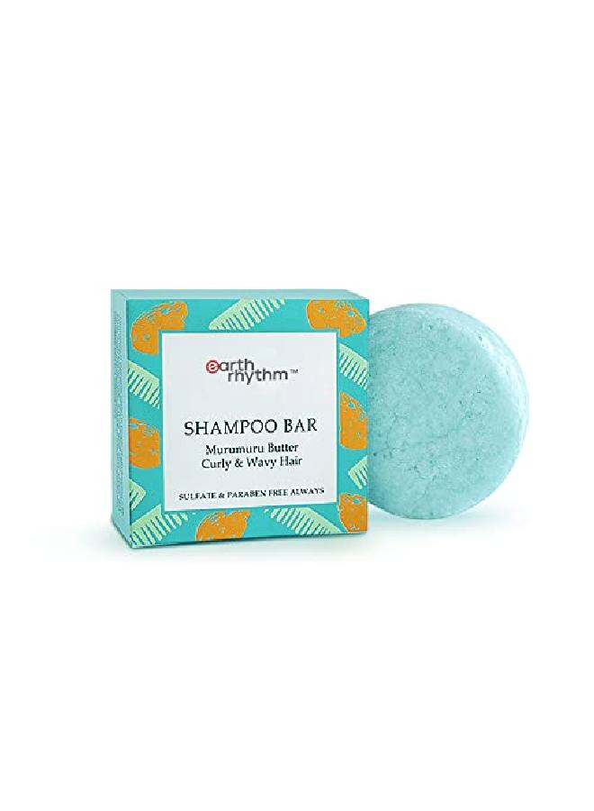 Murumuru Butter Shampoo Bar with Vitamin E for Men & Women | Dry Frizzy Curly or Wavy Hair | Deep Conditions Softens & Maintains Growth | 100% Organic Sulphate & Paraben Free 80 gm