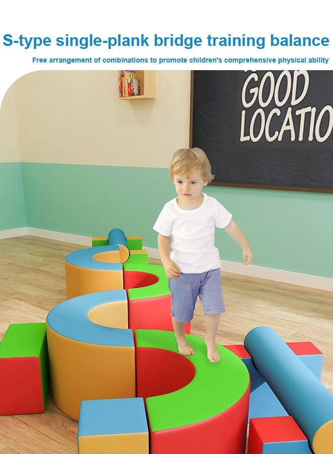 Children's Sensory Training Amusement Facilities Indoor Multi-Functional Playground Soft Game Set