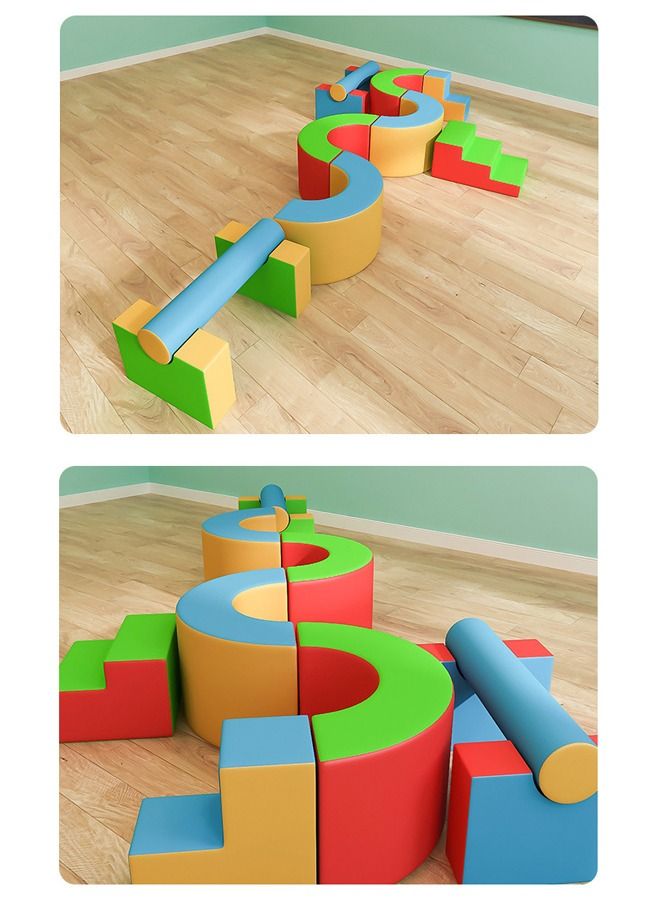 Children's Sensory Training Amusement Facilities Indoor Multi-Functional Playground Soft Game Set