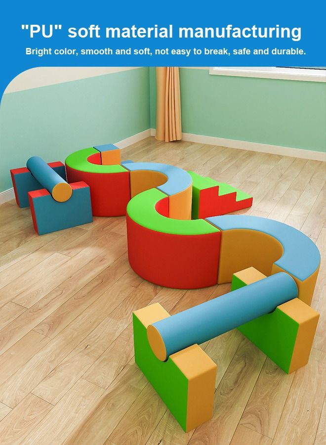 Children's Sensory Training Amusement Facilities Indoor Multi-Functional Playground Soft Game Set