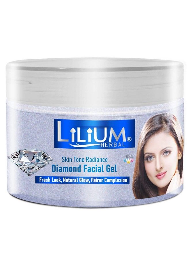 Skin Tone Radiance Diamond Facial Gel 250Gm ; Fresh Look Fairer Complexion & Natural Glow