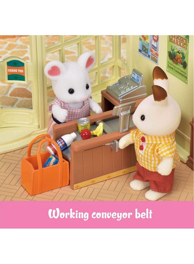 Grocery Market Cream & Brown 11.42 Inches