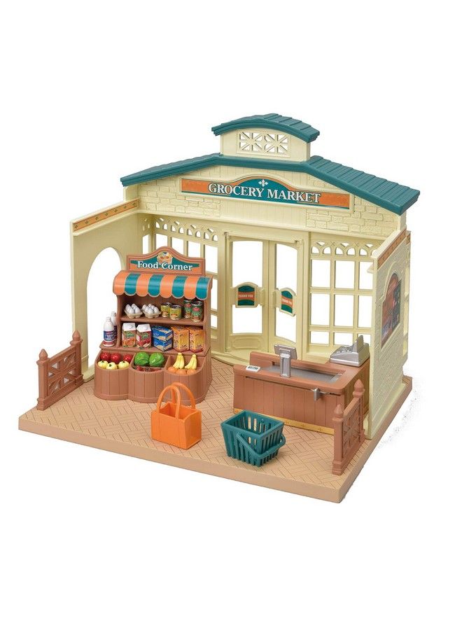 Grocery Market Cream & Brown 11.42 Inches