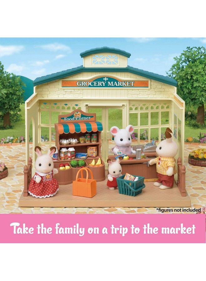 Grocery Market Cream & Brown 11.42 Inches