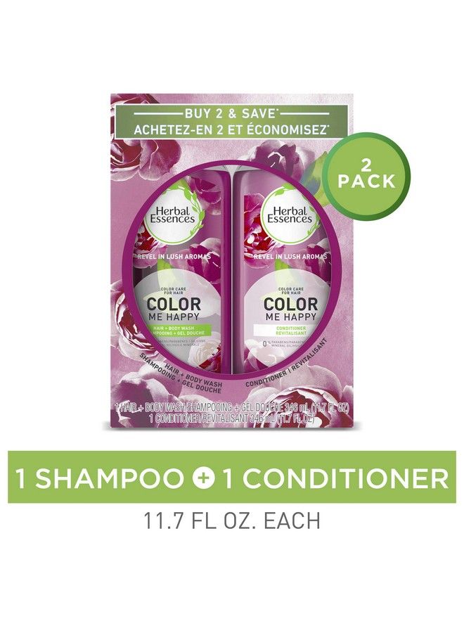 Color Me Happy Shampoo & Conditioner Bundle Pack 6.329 Fl Oz