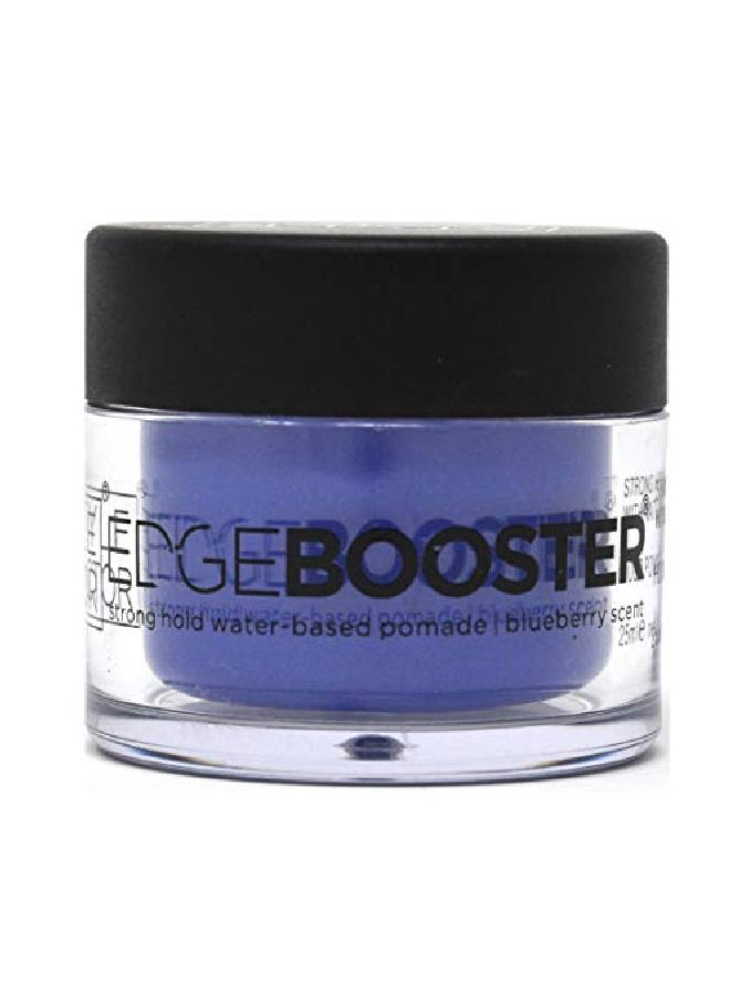 Mini Edge Booster Strong Hold Hair Pomade Color Travel 085Oz (Blueberry)