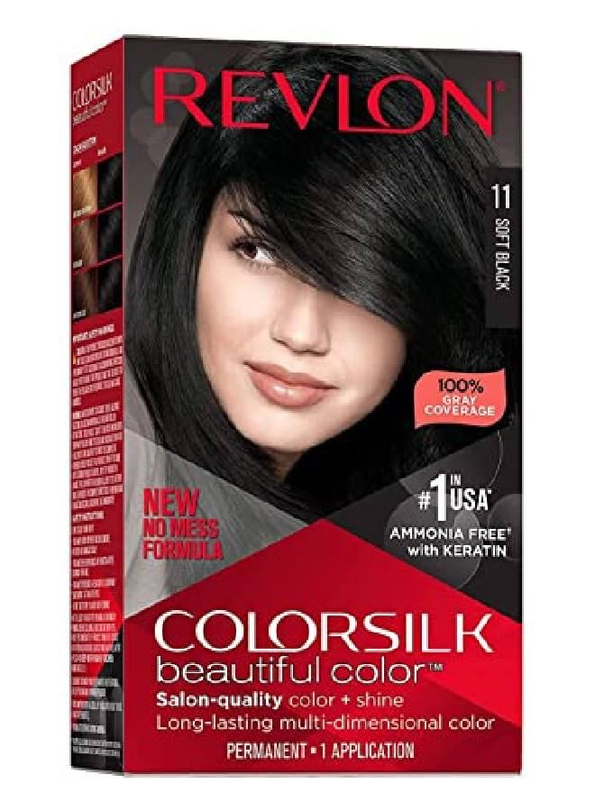 Colorsilk Beautiful Color Soft Black [11] 1 Ea (Pack Of 6)