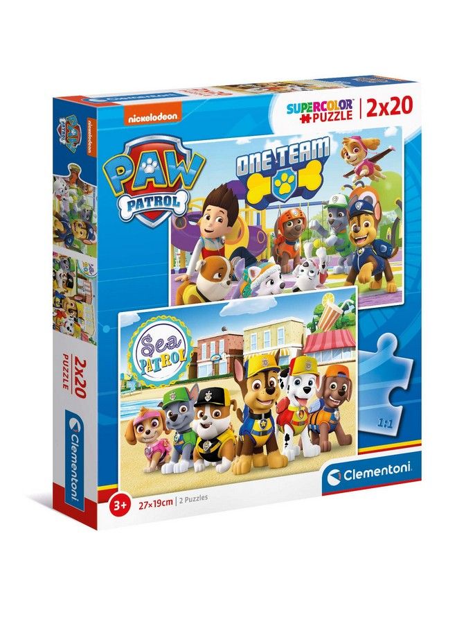24779 Paw Patrol Puzzle For Children 2 X 20 Pieces Ages 3 Years Plus