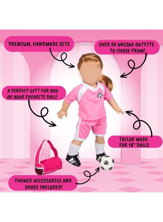 Equestrian Horse Riding Doll Outfit (6 Piece Set) Premium Handmade Clothes & Accessories Costume For All 18