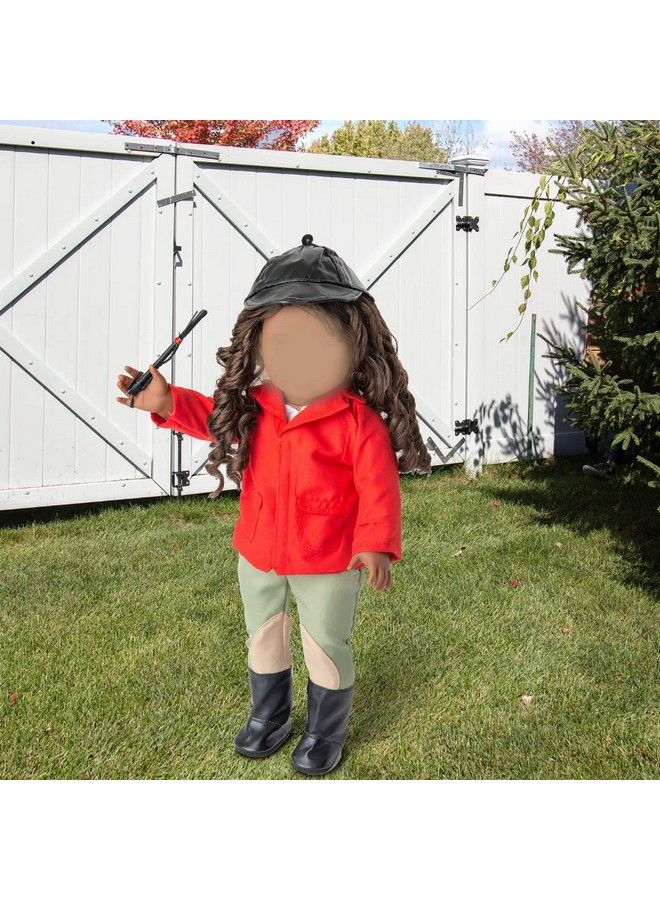 Equestrian Horse Riding Doll Outfit (6 Piece Set) Premium Handmade Clothes & Accessories Costume For All 18