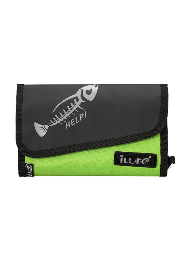 Foldable Fishing Pouch For Soft Lures Baits 22 x 2.5 x 13cm