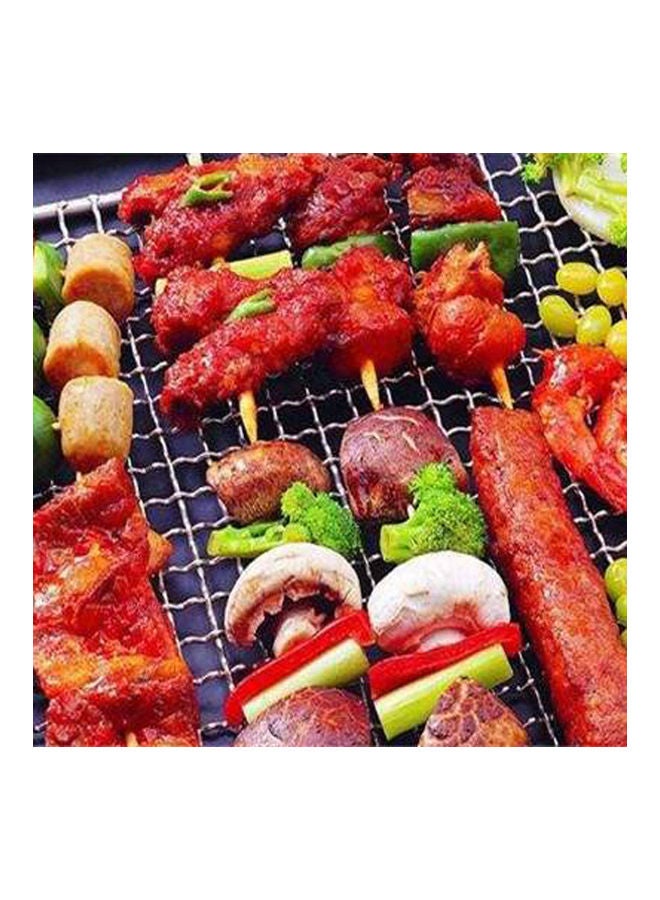 Camping Outdoor Thickened 2.0MM BBQ Grill 25x1x13cm