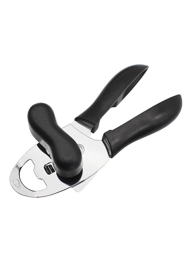 Stainless Steel Manual Can Opener Black/Silver