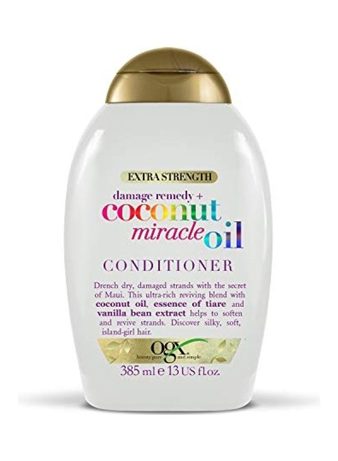 Extra Strength Coconut Miracle Oil Conditioner White 385ml