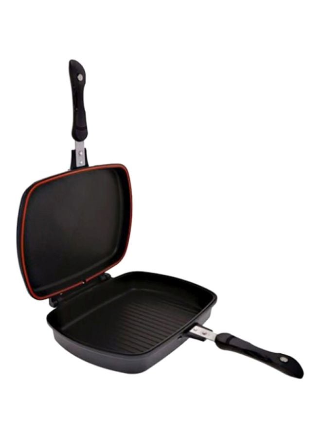 Double Sided Grill Pan Black 44cm
