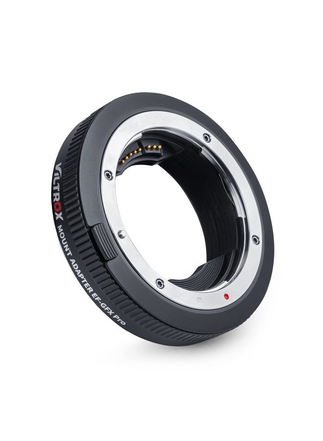 EF-GFX Pro Auto Focus Lens Mount Adapter with Manual Aperture Ring for Canon EOS EF/EF-S Lens to Fujifilm G-Mount GFX Camera 100/100S/50S/50R